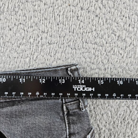 Levis Jeans Mens 29x30 Black 505 Straight Leg Distressed Denim Classic - Picture 10 of 16